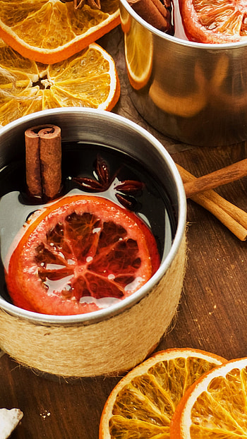 Mulled wine orange cinnamon cookies, food, Festive treats, Holiday baking HD phone wallpaper