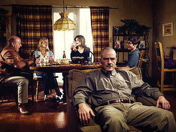 Breaking Bad, Walter White, Tv Show, Anna Gunn, Betsy Brandt, Bryan Cranston, Dean Norris, Hank Schrader, Marie Schrader, Rj Mitte, Skyler White, Walter White Jr HD wallpaper