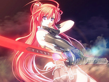 anime girl sword, other, girls, anime HD wallpaper