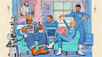 Fantastic Four: First Steps - Retro Celebration, Fantastic Four, The Fantastic Four: First Steps HD wallpaper