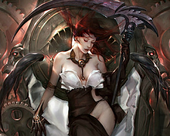 Dark Fantasy, wings, art, dark, woman HD wallpaper