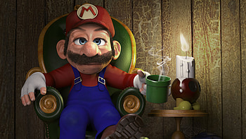 Retired Super Mario , mario, super-mario, games, artstation HD wallpaper