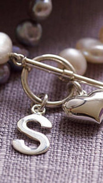 S Name Ka, Silver Keychain HD phone wallpaper