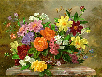 Still life, colorful, vase, beautiful, spring, fresh, nice, tender, pretty, nature, flowers, lovely HD wallpaper