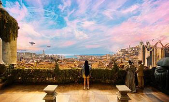 Enchanting Cityscape Inspired by Poor Things Movie, movie, Poor Things HD wallpaper