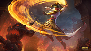 The Wandering Emperor Mulan, Mulan (Smite), video game, Smite HD wallpaper