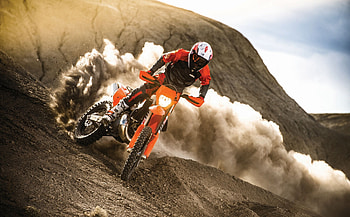 Motocross, dusk, bike, race HD wallpaper