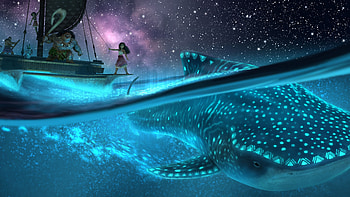 Moana 2: Epic Adventure Beneath the Starry Seas, Moana 2 HD wallpaper