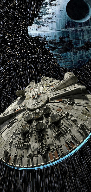 Star Wars Millenium Falcon for S10+, Star Wars Millennium Falcon HD phone wallpaper
