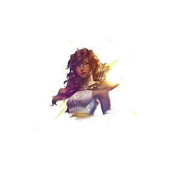 Beautiful, archer girl, art HD phone wallpaper