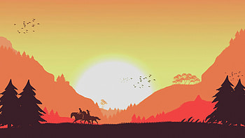 Red Dead Redemption Minimal , red-dead-redemption-2, games, 2022-games, minimalism, minimalist, deviantart HD wallpaper