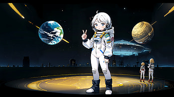 No enough space, space, space suit, planet, spaceship HD wallpaper
