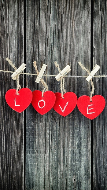 L Love You, Wooden Background HD phone wallpaper