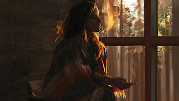 Evening Lightning , artist, artwork, digital-art, artstation, smoking HD wallpaper