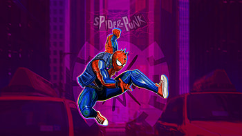 Spider Punk , spider-punk, spiderman, superheroes, artwork, digital-art HD wallpaper