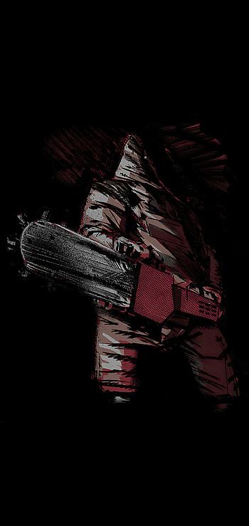 Chainsaw Guy on Steroids, video game HD phone wallpaper