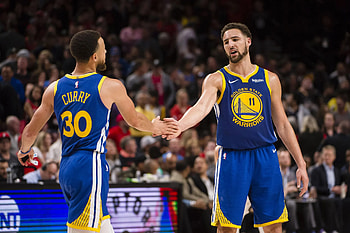 Warriors fans, Klay Thompson, Warmup shots, First HD wallpaper