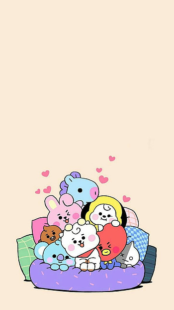 BT21, BTS Kawaii HD phone wallpaper