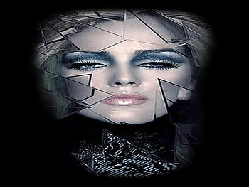 face, glass, sad, dark, broken HD wallpaper