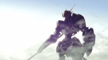 Gundam Barbatos Cool Pose HD wallpaper