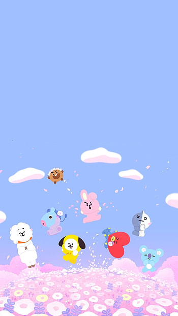 BT21 Sky, bts, kpop HD phone wallpaper