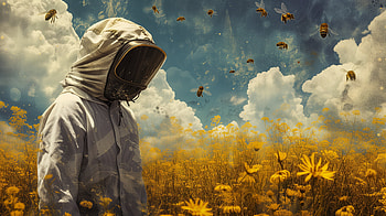 Beekeeper's Paradise, beekeeper, bees, nature, Agriculture HD wallpaper