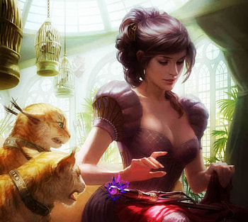 Woman and Tiger Cubs, cryptids, legend, noble lady, video games, rpg games, wilhelmina HD wallpaper