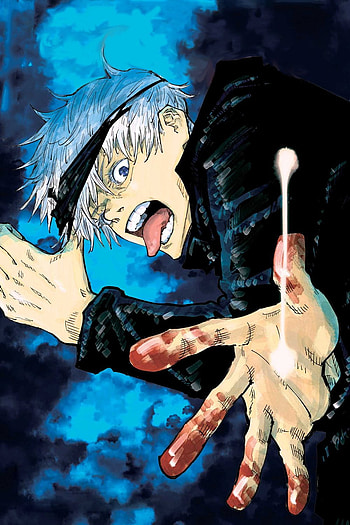 Satoru Gojou, Anime, Blue, Jujutsu kaisen HD phone wallpaper