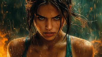 Lara Croft: Tomb Raider — Fan-Art Quad, Lara Croft, Tomb Raider, fan art HD wallpaper