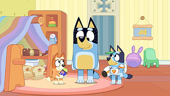 Bluey : A Colorful Adventure in the Living Room, TV Show, Bluey HD wallpaper