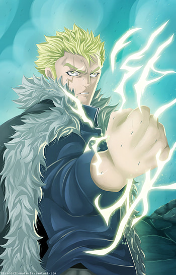 Laxus Dreyar, Clear as day, Ric9Duran, Fairy Tail anime HD phone wallpaper