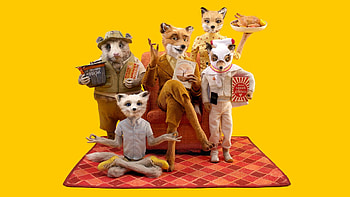 Fantastic Mr. Fox , Quirky charm, Stop-motion animation, Wes Anderson's genius HD wallpaper