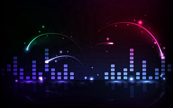 Abstract, Background, Dark, Multicolored, Motley, Equalizer HD wallpaper