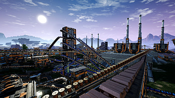 Satisfactory Ultra – Industrial Factory Landscape, video game, Satisfactory HD wallpaper