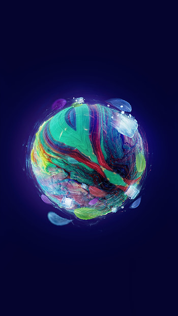 Sweet planet, colorful HD phone wallpaper