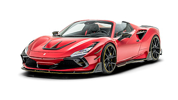 Mansory Ferrari, red, f8, tuned, tributo, supercar, italy HD wallpaper
