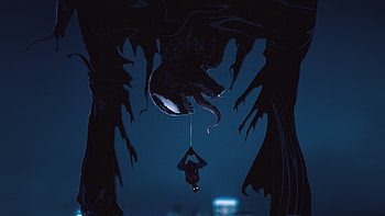 Venom Into Spider Verse, spiderman, venom, superheroes, artwork, digital-art HD wallpaper