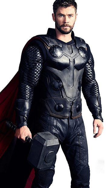 Thor in Infinity War HD phone wallpaper