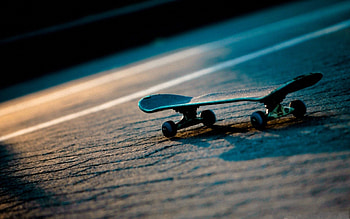 Shine, Light, Miscellanea, Miscellaneous, Surface, Skateboard, Miniature HD wallpaper