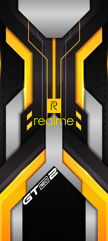 Realme cyborg, pantalla, logo, fondos HD phone wallpaper