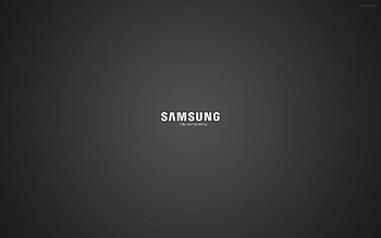 Samsung logo, Sleek black , Brand representation, Elegant design HD wallpaper