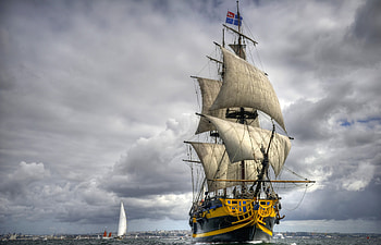 Ship, Sailing Ship, Vehicles HD wallpaper