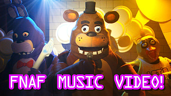 Five Nights At Freddys Live Action Music Video - FNAF Song for kids - YouTube HD wallpaper