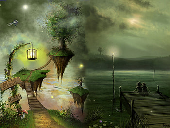 You Are Dreaming, beautiful, magic, fantasy, dream HD wallpaper