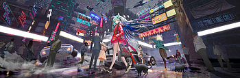 Anime Smoke City , anime-girl, anime, artist, artwork, digital-art, artstation HD wallpaper
