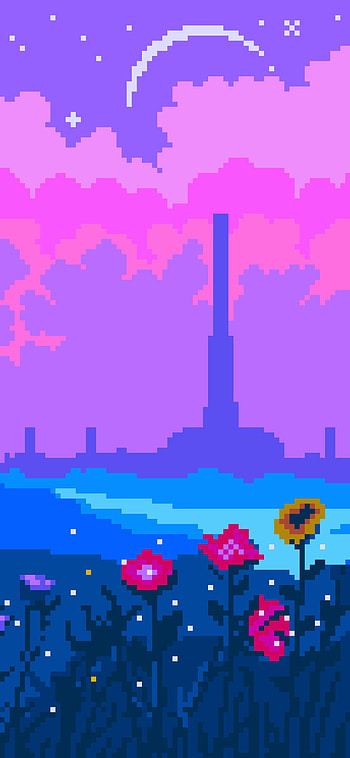 Cyrodil, artistic, pixel art HD phone wallpaper