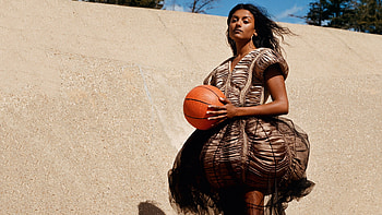 Simone Ashley, Fashion's youthful spirit, Financial Times HD wallpaper