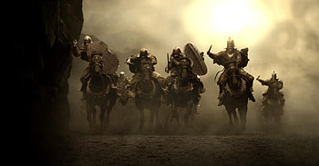 300 The Persian Cavalry (XXL), cavalry, 300, dual screen, persian cavalry, xxl, dual monitor, persian HD wallpaper