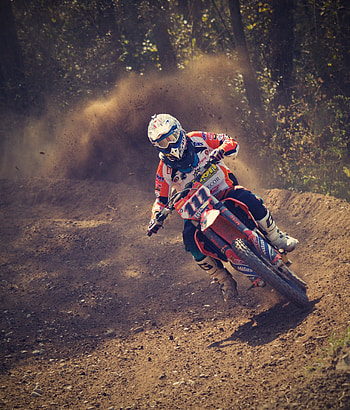 Honda CG 125, Motocross HD phone wallpaper