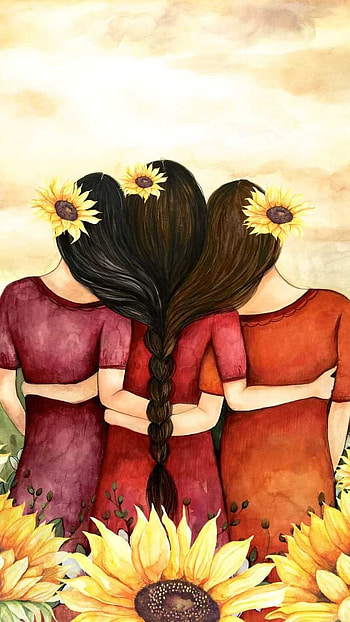 Friendship Whatsapp, Painting HD phone wallpaper